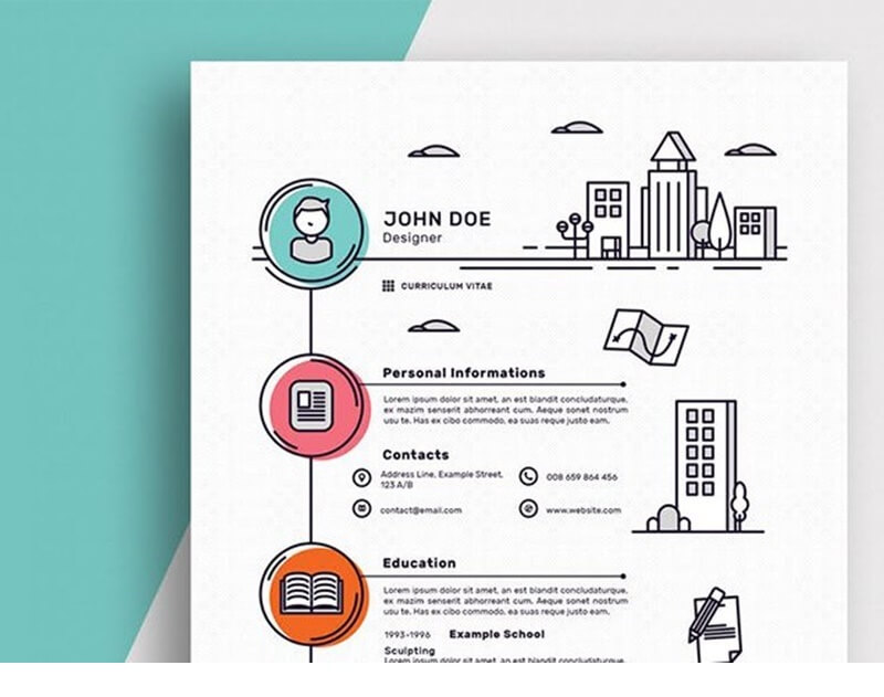Thêm màu sắc để chuẩn CV thiết kế đồ họa