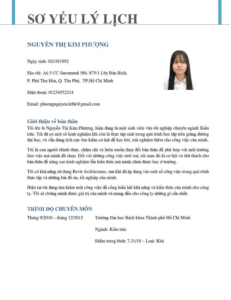 Vai trò của mục trình độ chuyên môn