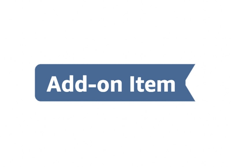 Add on item