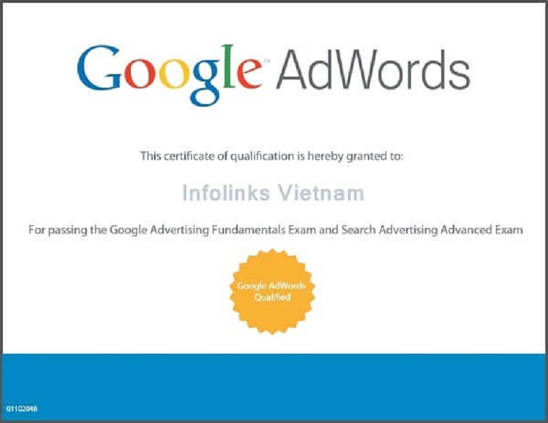 Các chứng chỉ của Google