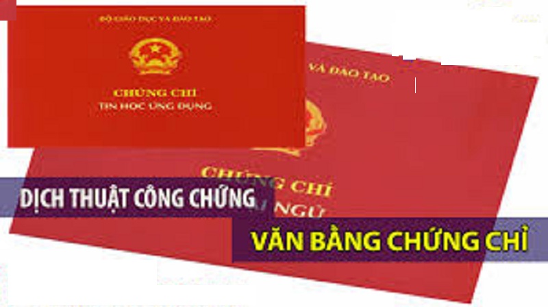 các văn bằng chứng chỉ