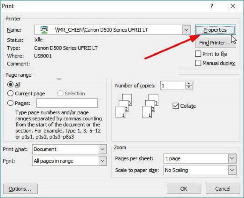 Những lưu ý cách in 2 mặt trong excel 2010 đối với máy in Canon