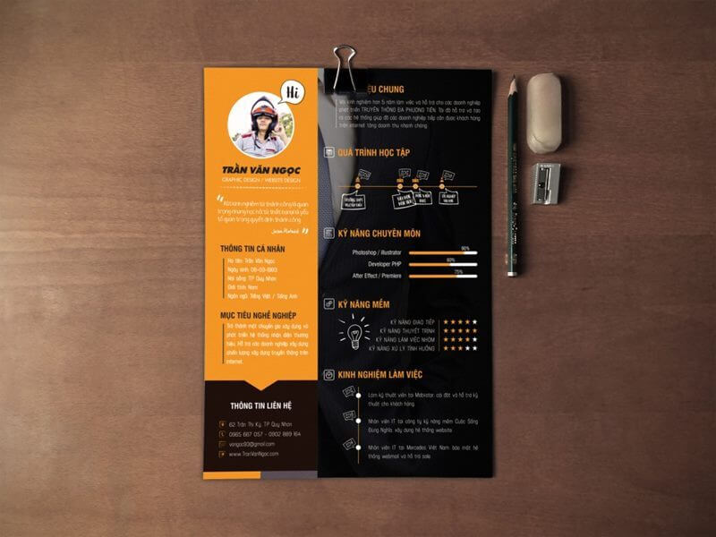 Mẫu CV sáng tạo