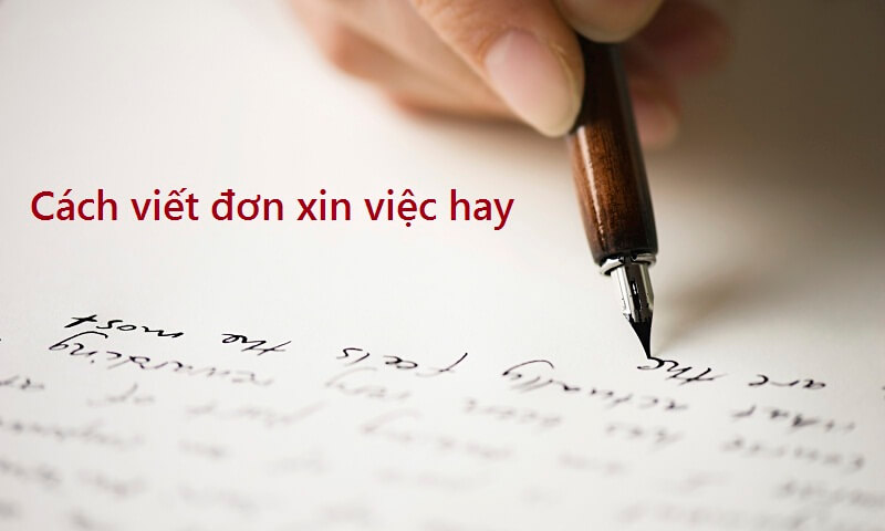 Cách viết đơn xin việc hay