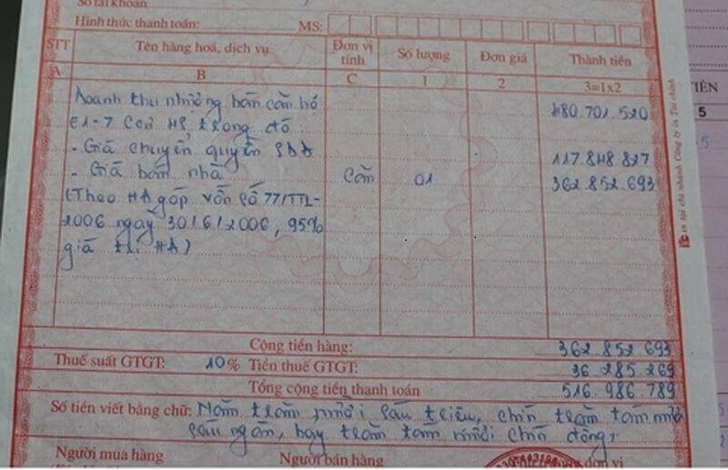 Sự cần thiết của việc viết hóa đơn theo hợp đồng