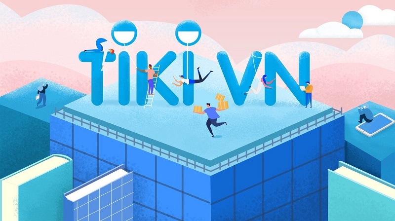 Sử dụng khôn khéo màu xanh đặc trưng của Tiki trong CV