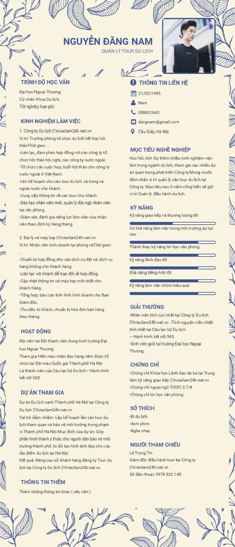 Sở thích trong CV – yếu tố thể hiện tính cách của bạn