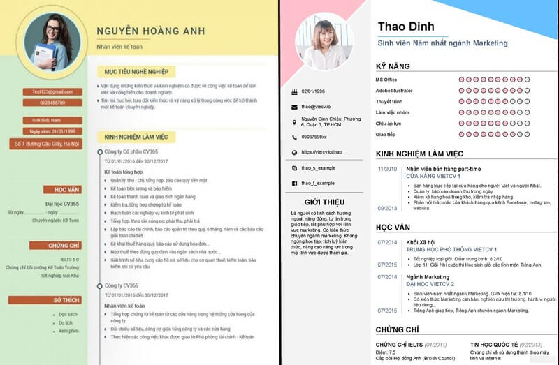 Nguyên tắc khi viết CV