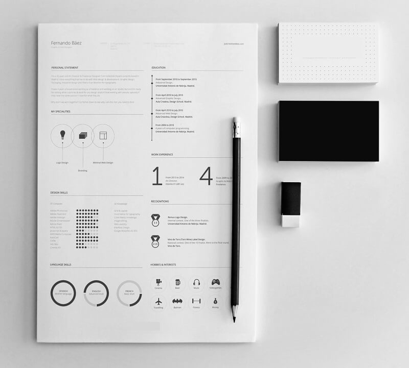 Một số vấn đề cần lưu ý khi tạo CV thiết kế trời trang