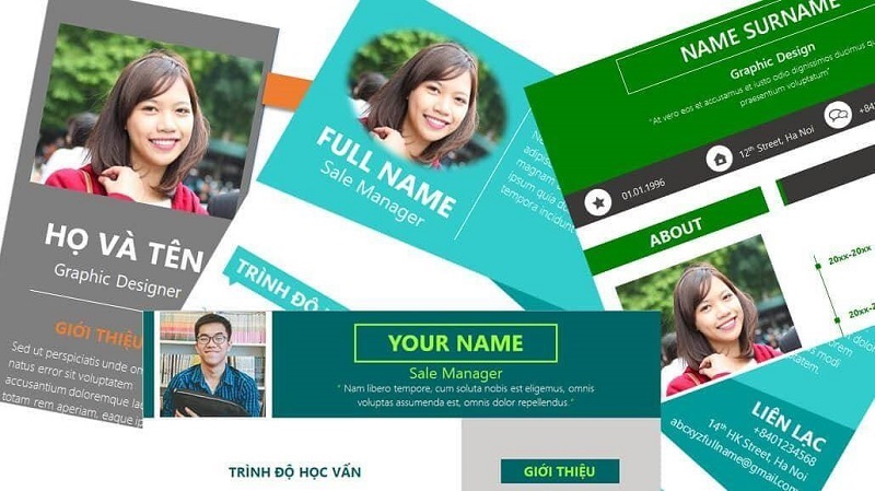 Thông tin liên hệ là yếu tố đầu tiên cần có