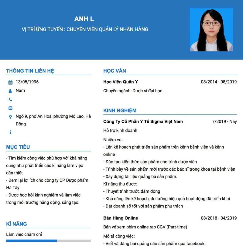 Gây ấn tượng với nhà tuyển dụng bằng mẫu CV nổi bật