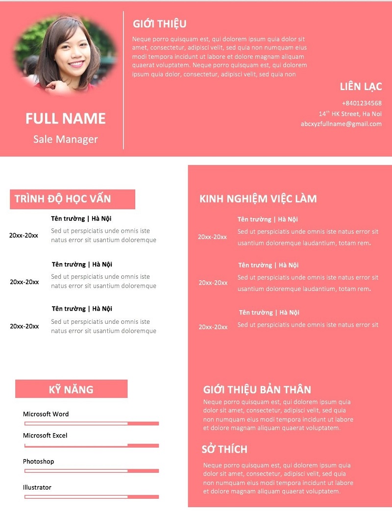 Phương pháp viết CV cho sinh viên