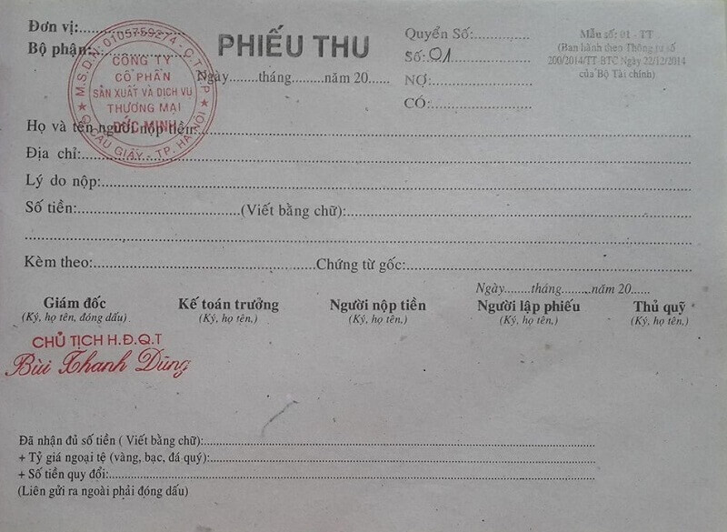 Thông tin về việc quản lý dấu treo của tổ chức, doanh nghiệp