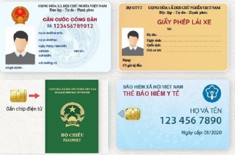 Chuẩn bị các loại giấy tờ tùy thân