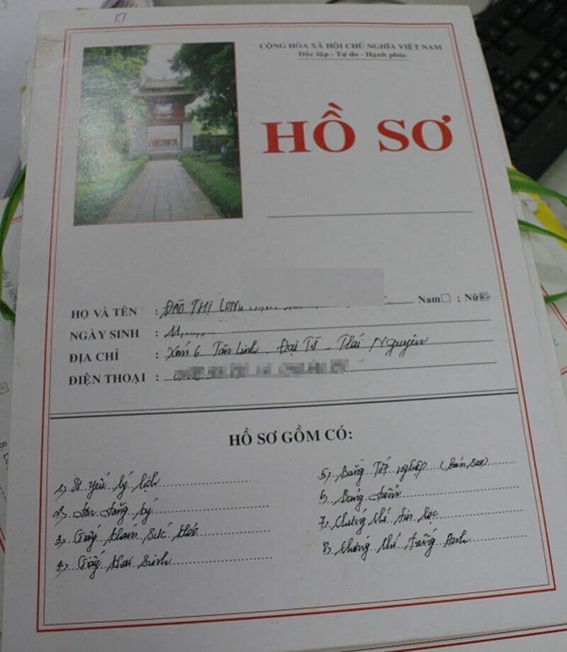 Mẫu hồ sơ