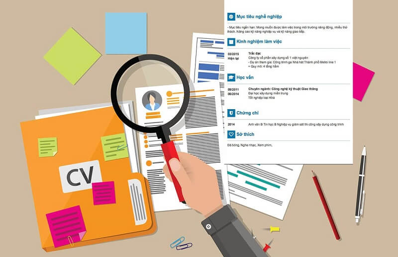 Hướng dẫn tạo CV trắc địa hiệu quả