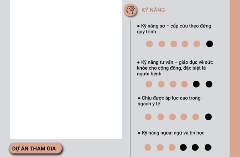 Kỹ năng trong bản CV Y Tế Dược