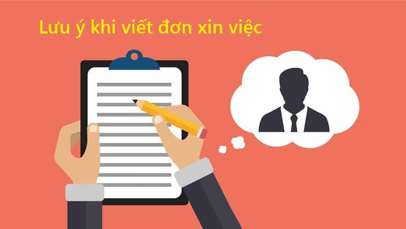 Lưu ý khi viết đơn xin việc