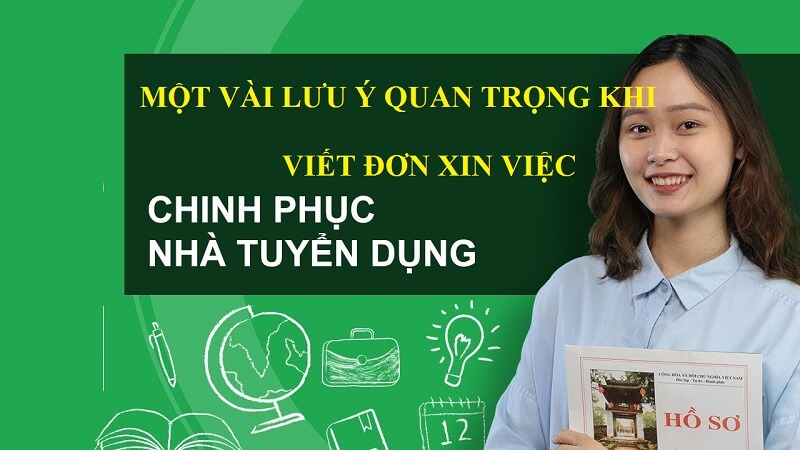 Một vài lưu ý quan trọng khi viết đơn xin việc bằng tay