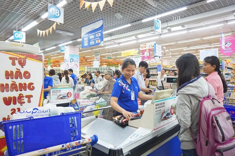 Mức lương phân theo chức vụ tại siêu thị Coopmart