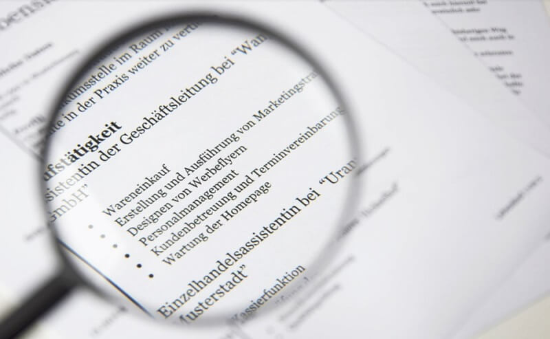 Bìa hồ sơ xin việc tiếng Anh