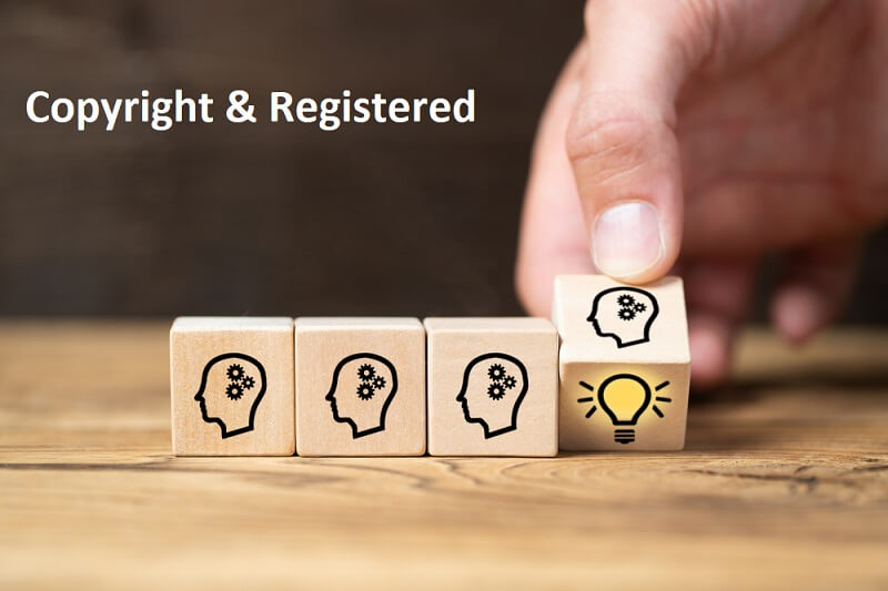 Phân biệt giữa copyright và registered