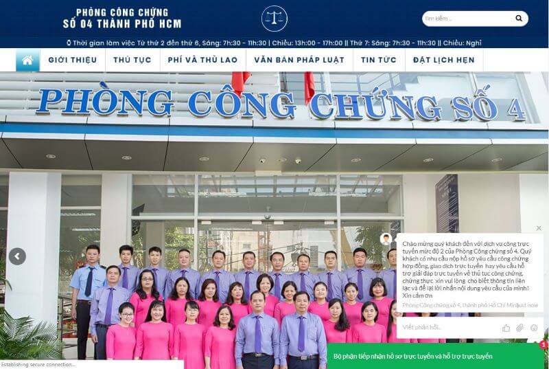 Thủ tục công chứng tại TPHCM