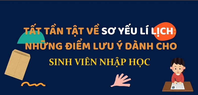 Sơ yếu lý lịch nhập học dành cho sinh viên