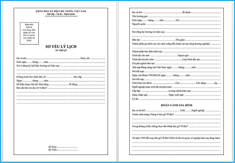Sơ yếu lý lịch