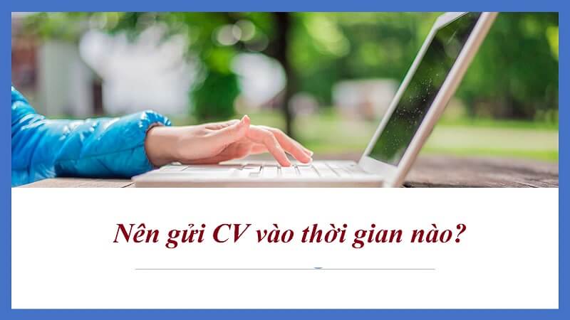 Thời điểm tốt nhất để gửi CV phụ thuộc vào thời gian của nhà tuyển dụng