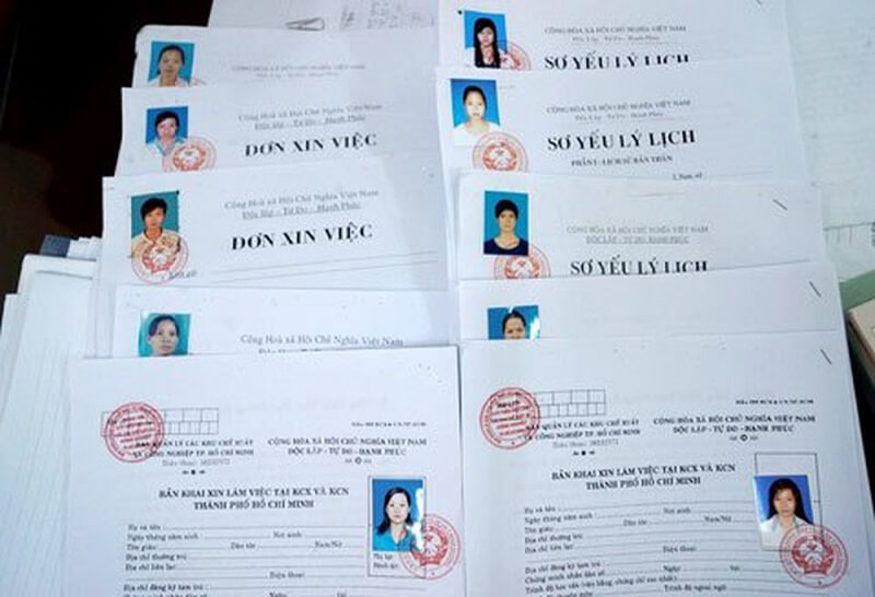 Những giấy tờ cần dán ảnh trong hồ sơ xin việc