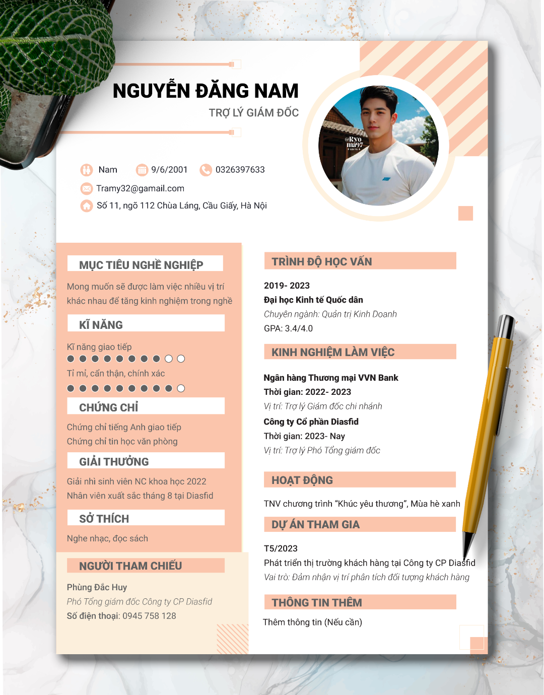 CV thư ký - trợ lý 1