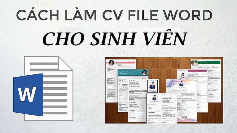 Mẫu CV xin việc file word cho sinh viên nên chuẩn bị thế nào?