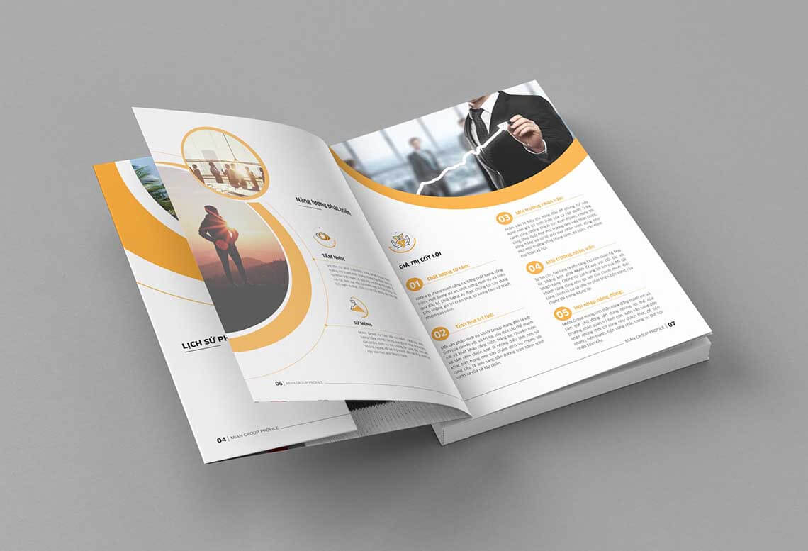 Thiết kế hồ sơ năng lực công ty xây dựng thật chuyên nghiệp