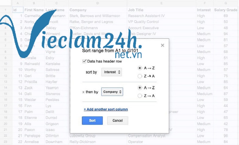 [Tiết lộ] Cách sắp xếp tên theo abc trong Word 2010 hiệu quả nhất!